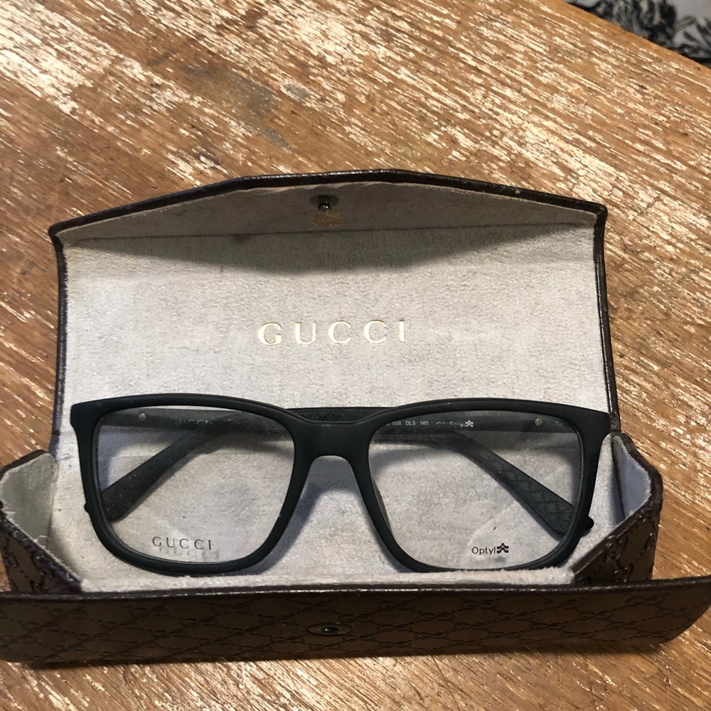 Gucci glasses w/ case